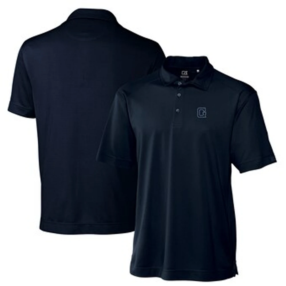 Men's Cutter & Buck Navy Georgetown Hoyas Big & Tall DryTec Genre Textured Solid Polo