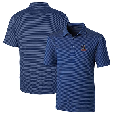 Men's Cutter & Buck Royal Delaware Fightin' Blue Hens Big & Tall Forge Pencil Stripe Stretch Polo