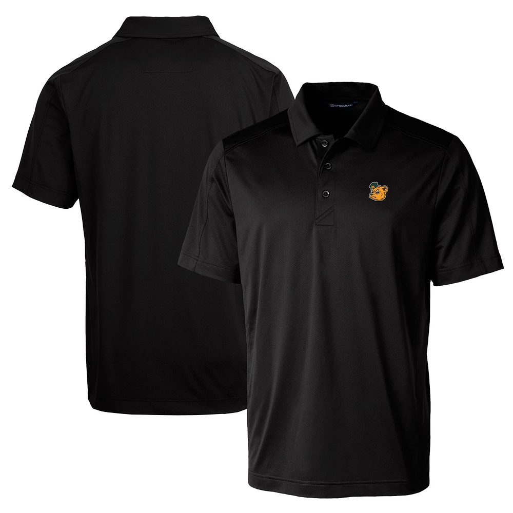 Men's Cutter & Buck Black Baylor Bears Team Logo Big Tall Prospect Textured Stretch Polo