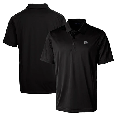 Men's Cutter & Buck Black Cincinnati Bearcats Team Logo Big Tall Prospect Textured Stretch Polo