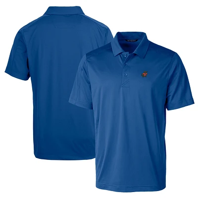 Men's Cutter & Buck Royal Florida Gators Team Logo Big & Tall Prospect Textured Stretch Polo