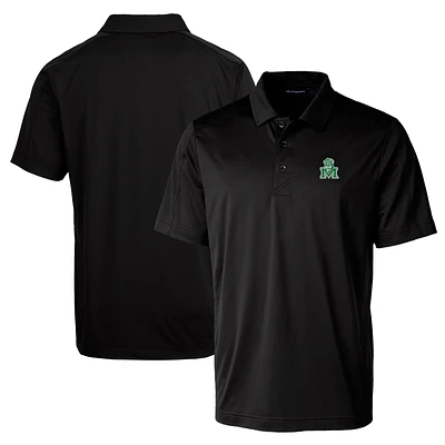 Men's Cutter & Buck Marshall Thundering Herd Team Logo Big Tall Prospect Textured Stretch Polo