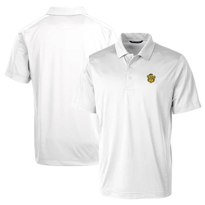 Men's Cutter & Buck White Missouri Tigers Team Logo Big Tall Prospect Textured Stretch Polo