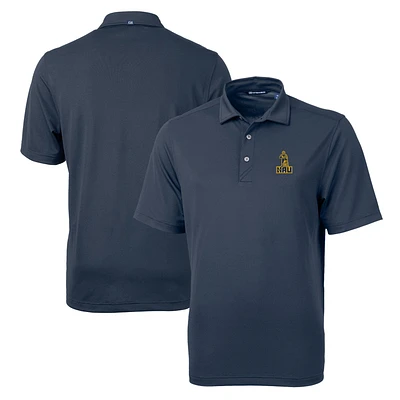 Men's Cutter & Buck Navy Northern Arizona Lumberjacks Team Big Tall Virtue Eco Pique Recycled Polo