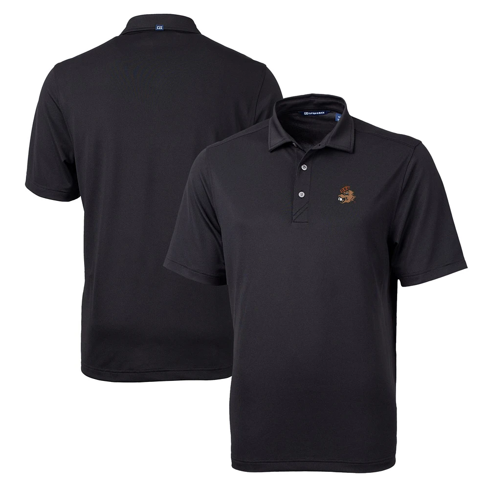 Men's Cutter & Buck Black Oregon State Beavers Team Big Tall Virtue Eco Pique Recycled Polo