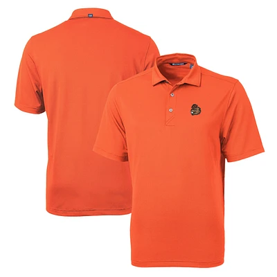 Men's Cutter & Buck Orange Oregon State Beavers Team Big Tall Virtue Eco Pique Recycled Polo