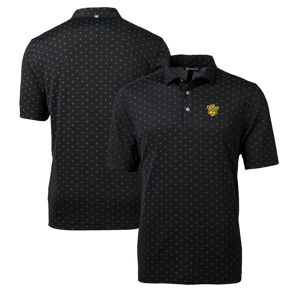 Men's Cutter & Buck Missouri Tigers Team Big Tall Virtue Eco Pique Tile Print Polo