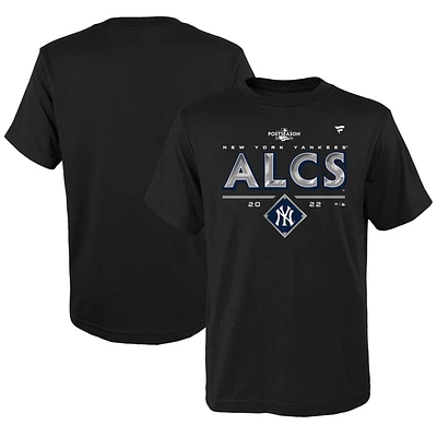 Youth Fanatics Black New York Yankees 2022 Division Series Winner Locker Room T-Shirt