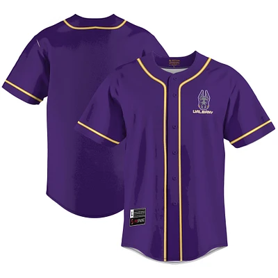Men's GameDay Greats Purple UAlbany Great Danes Lightweight Baseball Jersey