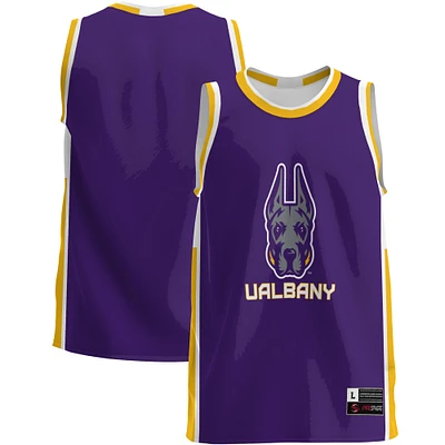 Men's GameDay Greats Purple UAlbany Great Danes Lightweight Basketball Jersey