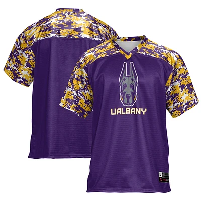 Men's GameDay Greats Purple UAlbany Great Danes Football Jersey