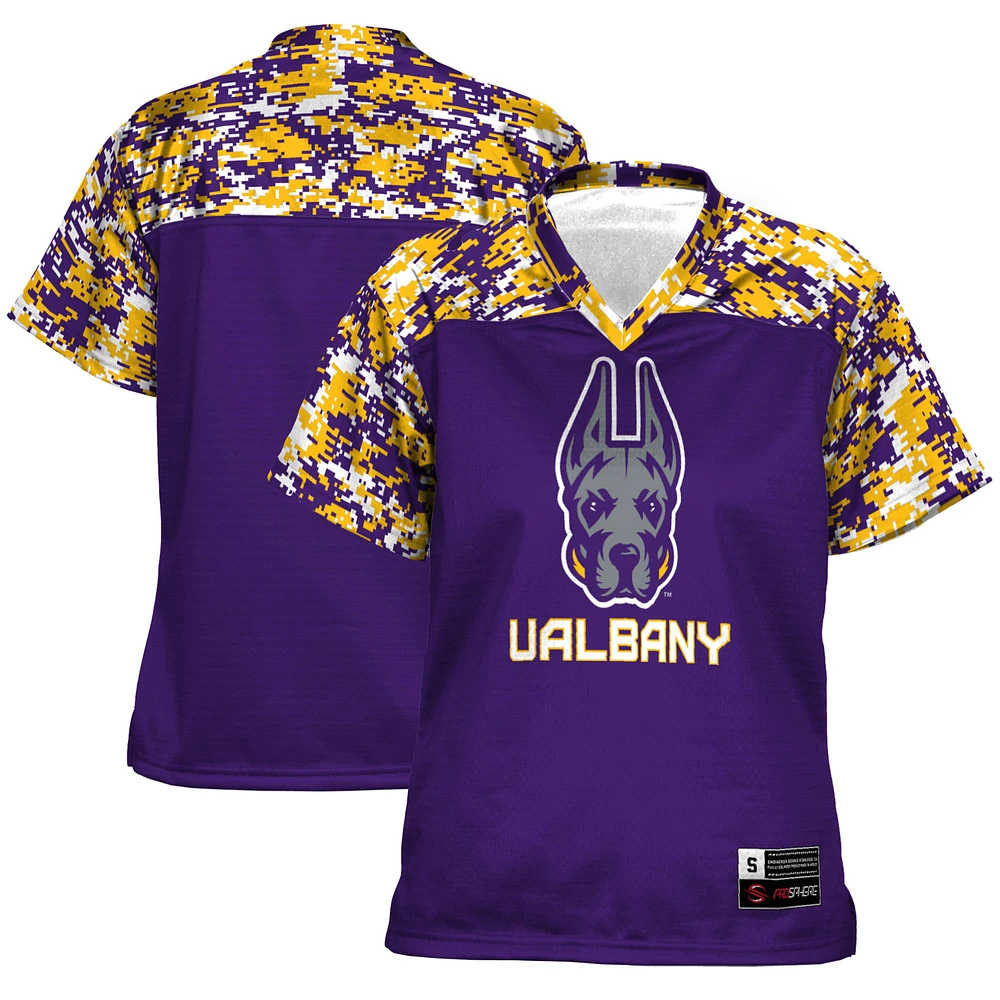 Women's GameDay Greats Purple UAlbany Great Danes Football Jersey