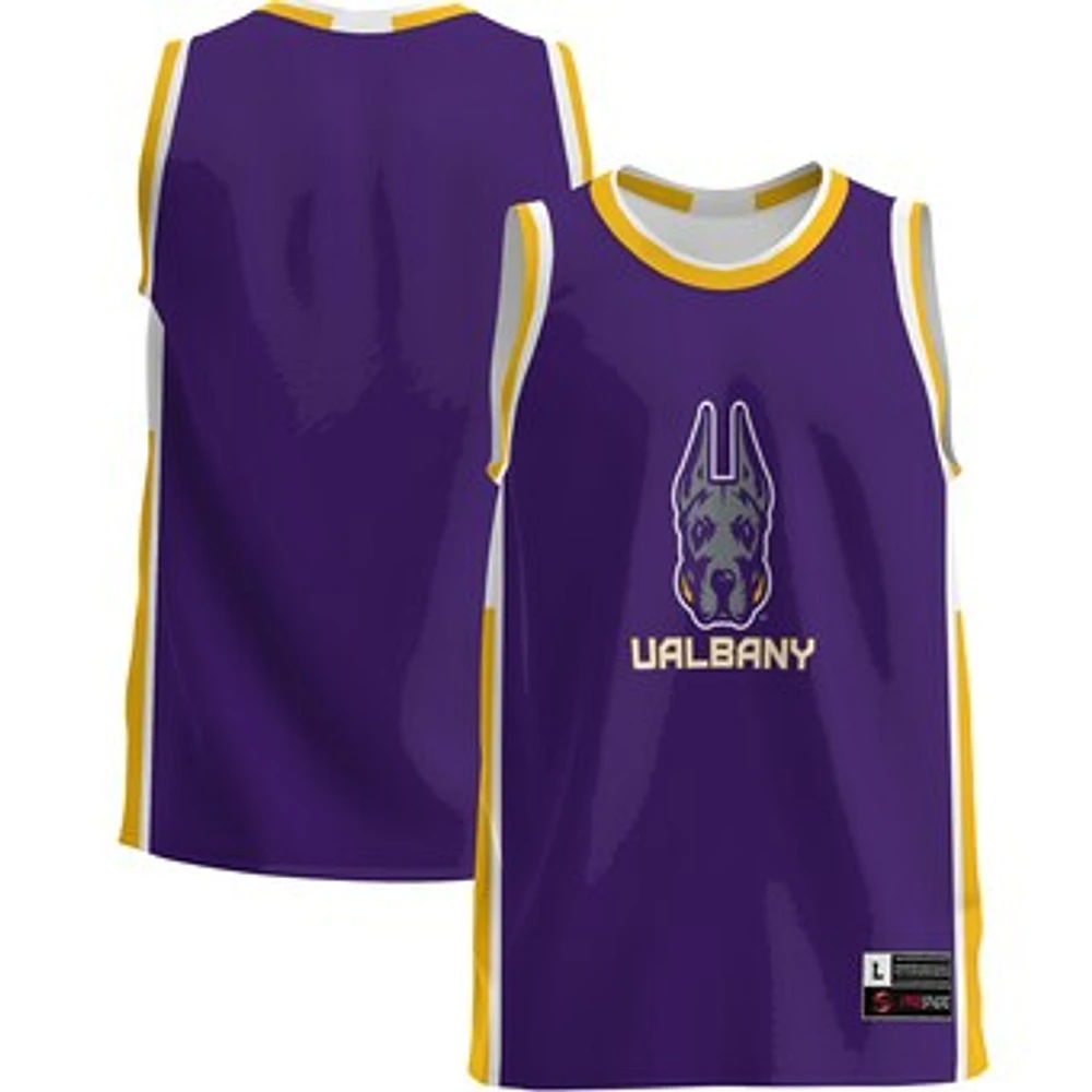 Youth GameDay Greats Purple UAlbany Great Danes Lightweight Basketball Jersey