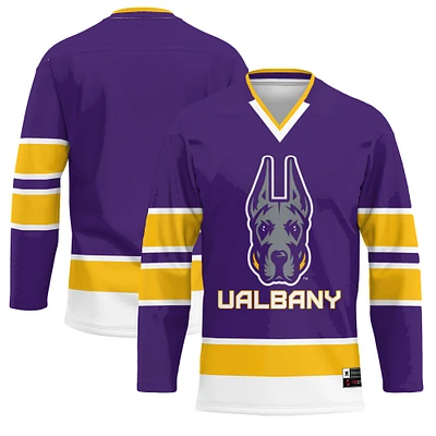 Youth GameDay Greats Purple UAlbany Great Danes Hockey Jersey