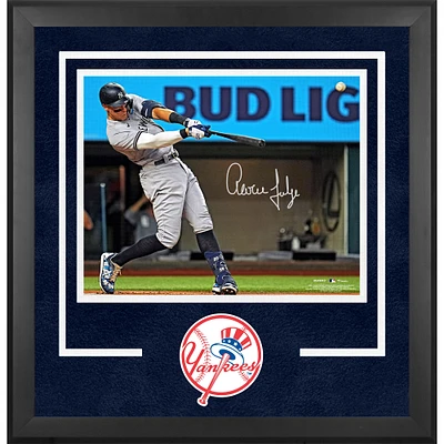 Fanatics Authentic Aaron Judge New York Yankees American League Home Run Record Deluxe Framed Autographed 16'' x 20'' Photograph