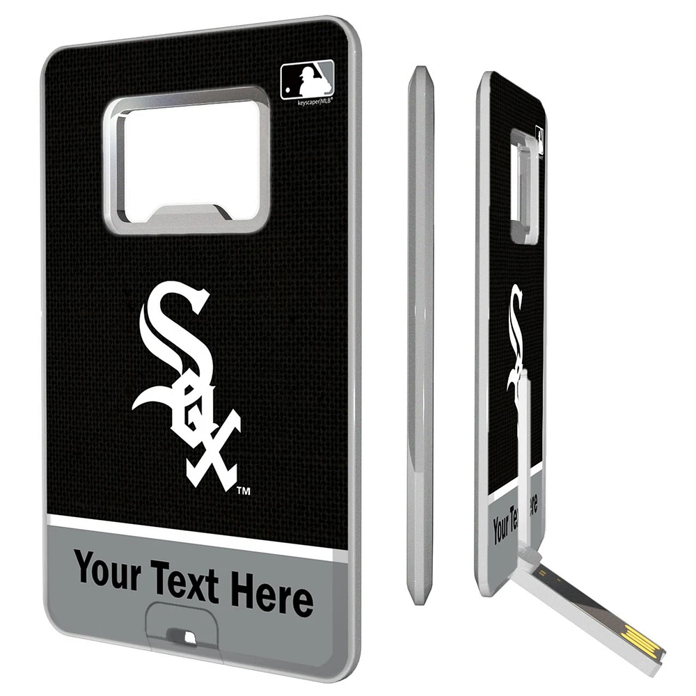Chicago White Sox Personalized Credit Card USB Drive & Bottle Opener