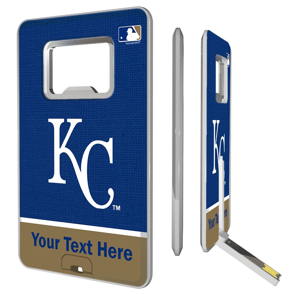 Kansas City Royals Personalized Credit Card USB Drive & Bottle Opener