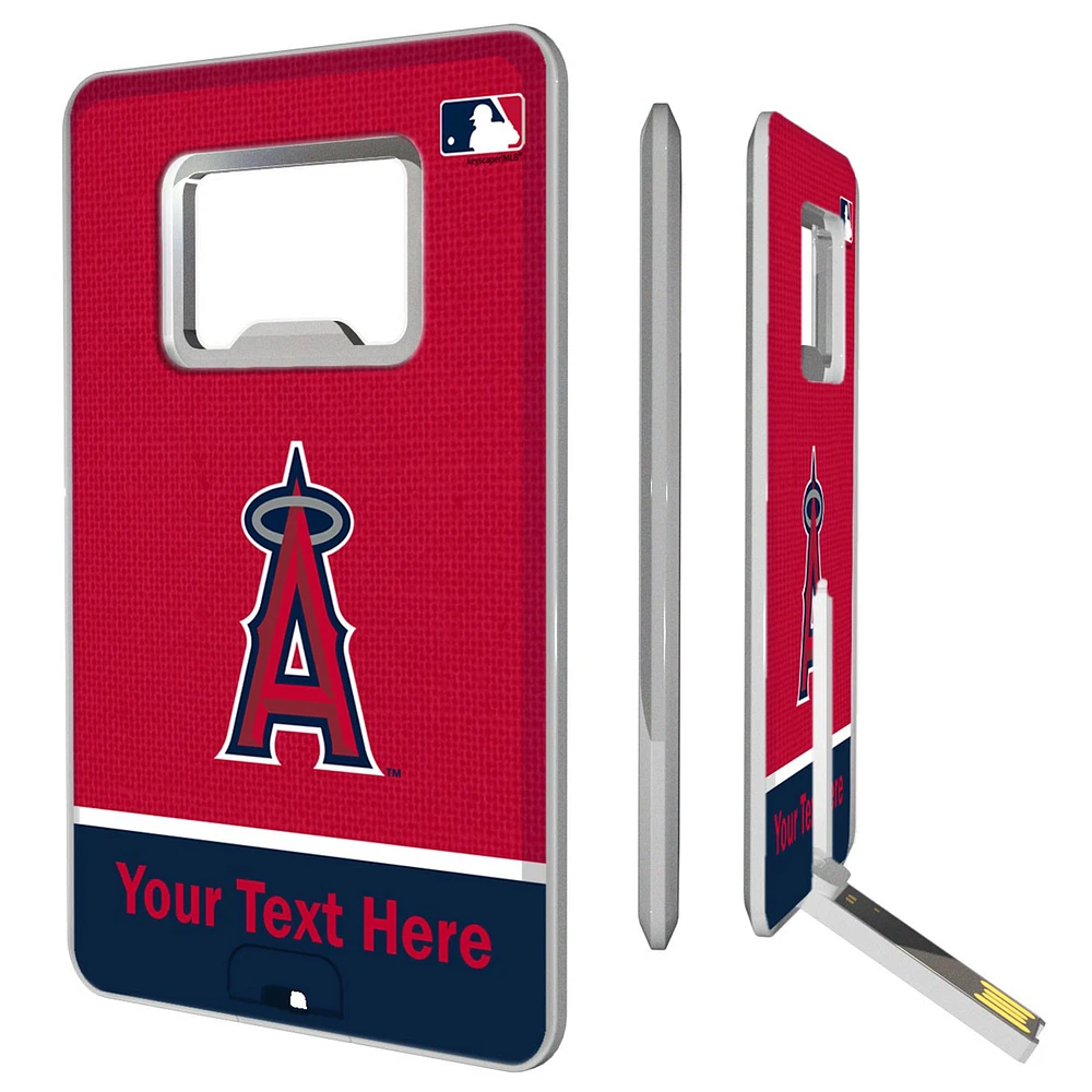 Los Angeles Angels Personalized Credit Card USB Drive & Bottle Opener