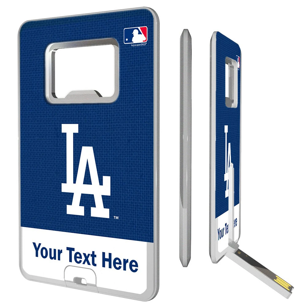 Los Angeles Dodgers Personalized Credit Card USB Drive & Bottle Opener