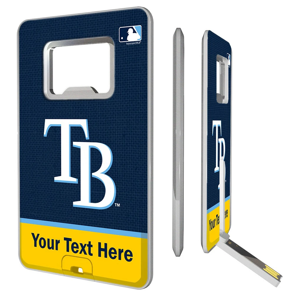 Tampa Bay Rays Personalized Credit Card USB Drive & Bottle Opener