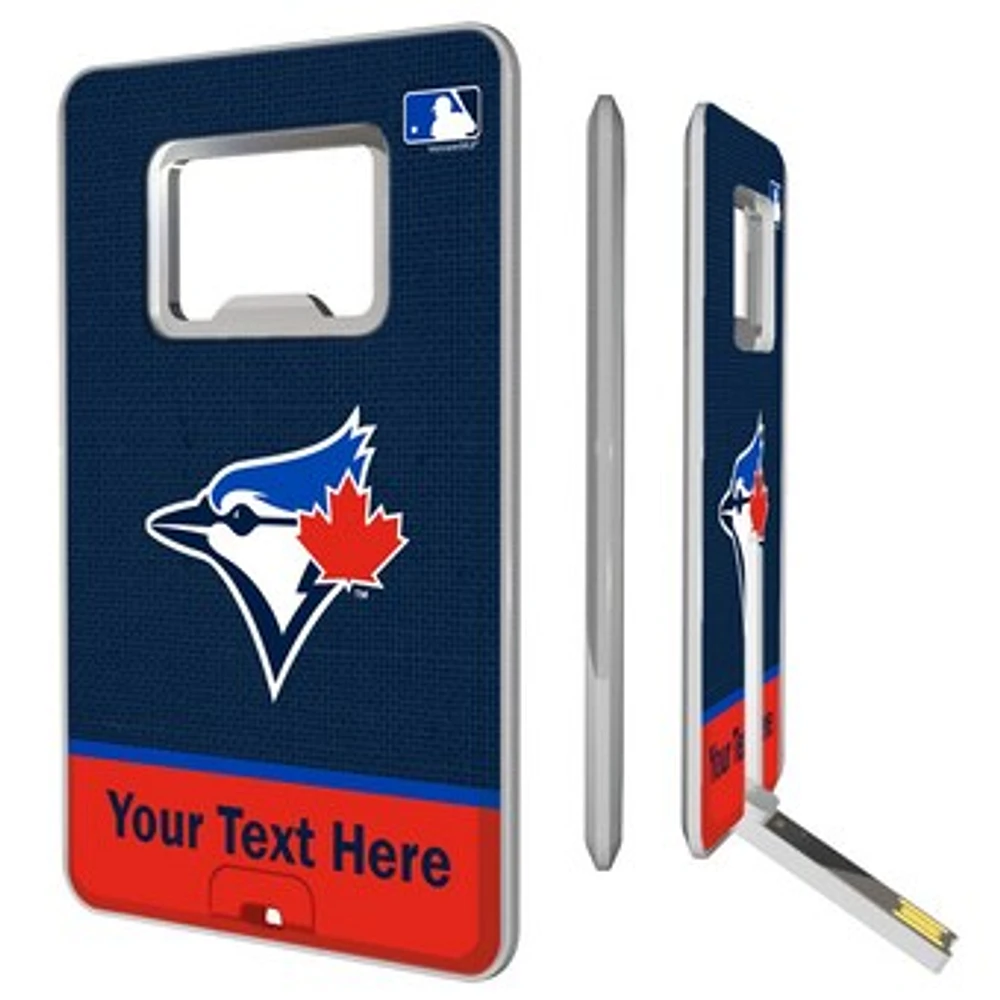 Toronto Blue Jays Personalized Credit Card USB Drive & Bottle Opener