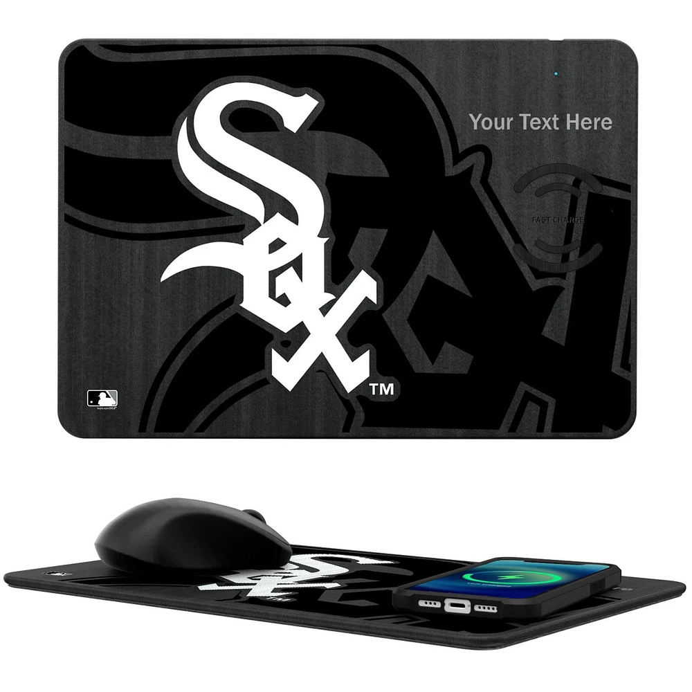 Chicago White Sox Personalized Wireless Charger & Mouse Pad