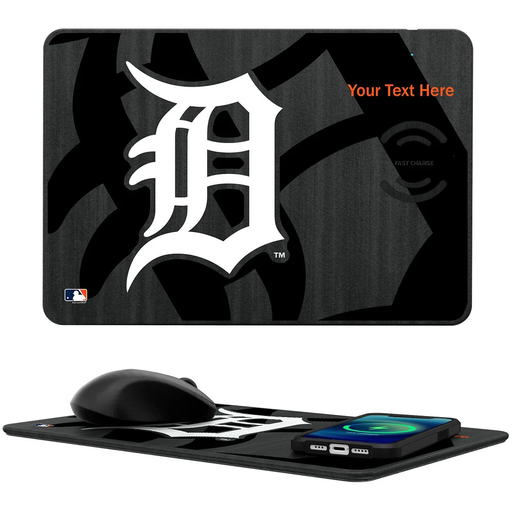 Detroit Tigers Personalized Wireless Charger & Mouse Pad