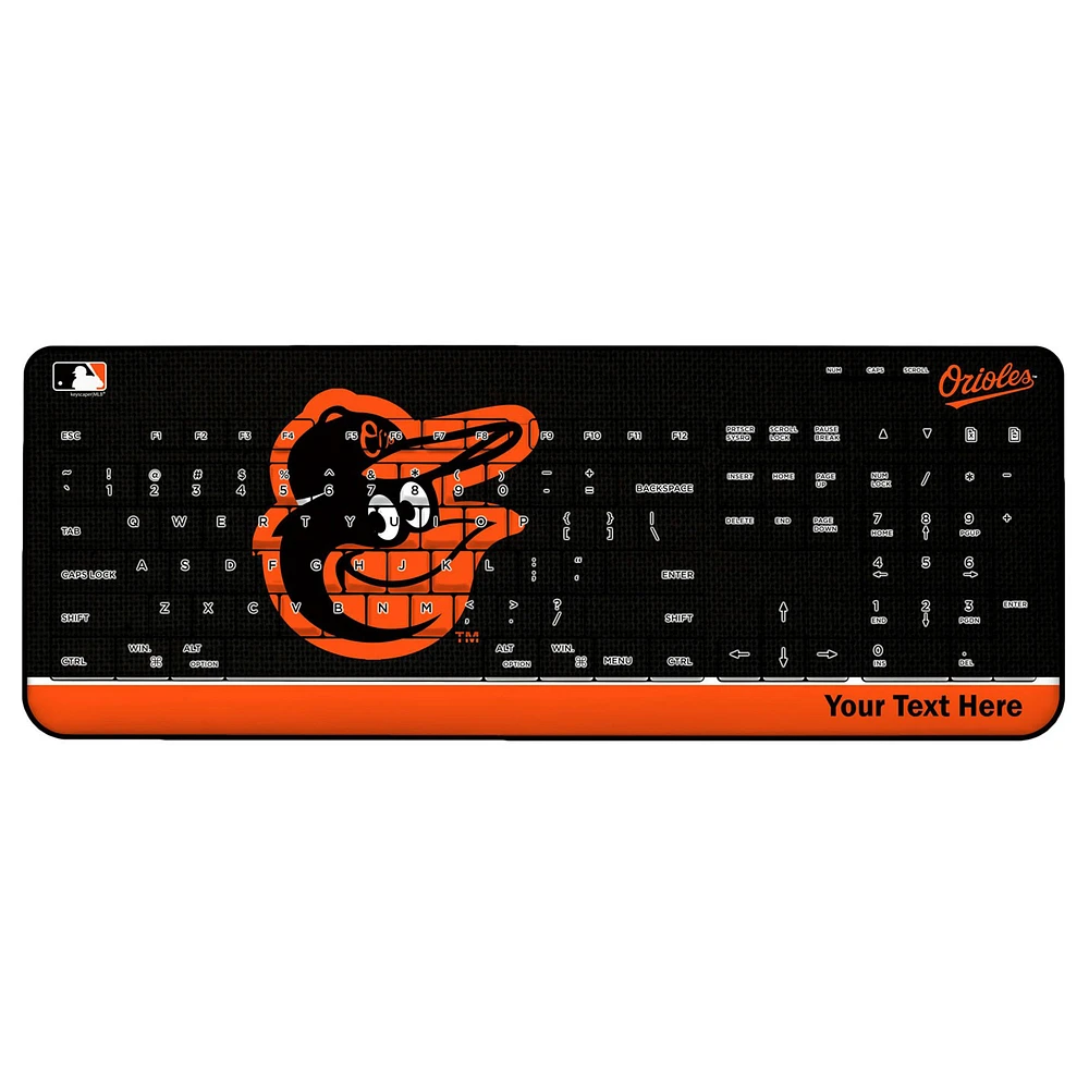 Baltimore Orioles Personalized Wireless Keyboard