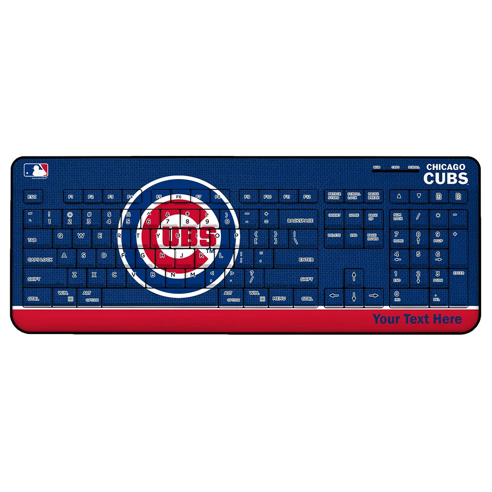Chicago Cubs Personalized Wireless Keyboard