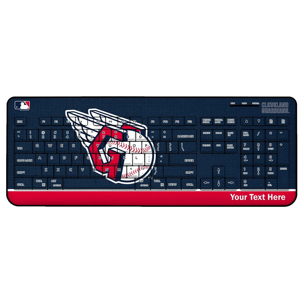 Cleveland Guardians Personalized Wireless Keyboard