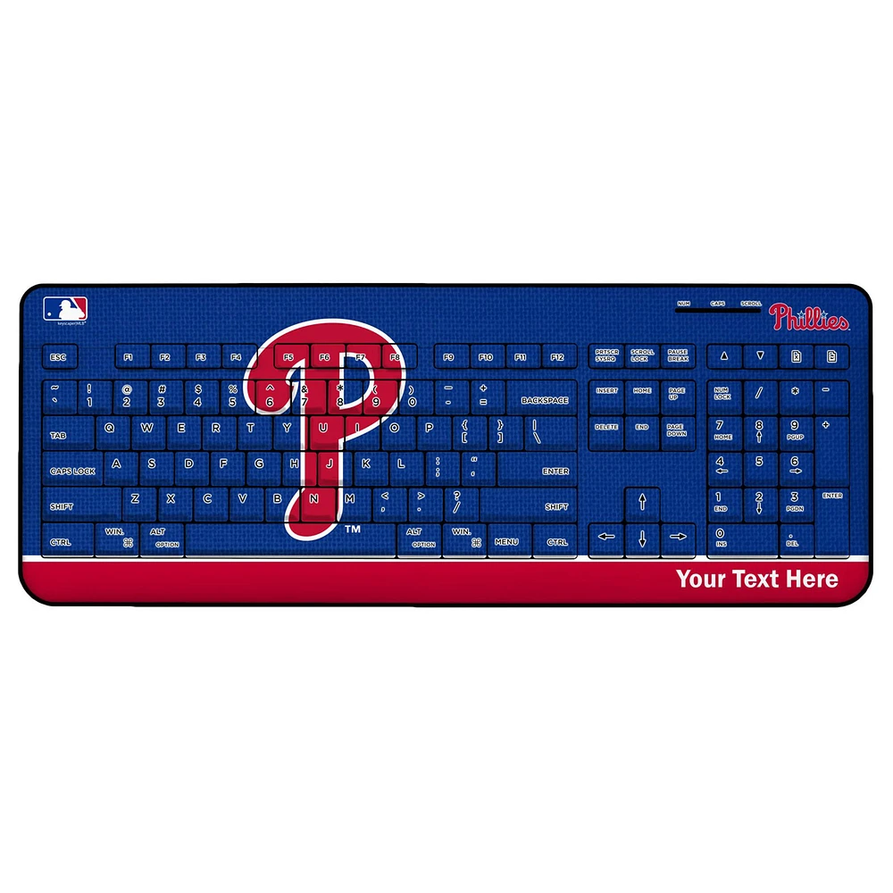 Philadelphia Phillies Personalized Wireless Keyboard