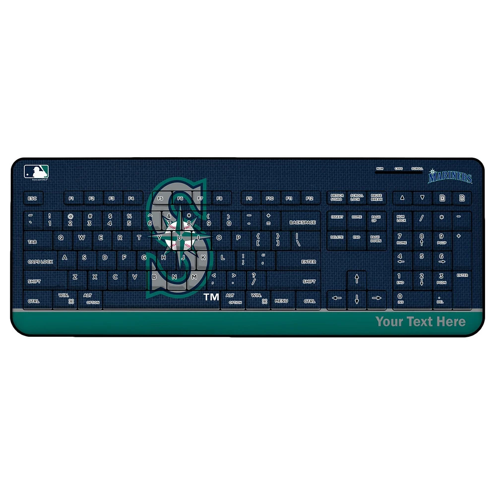 Seattle Mariners Personalized Wireless Keyboard
