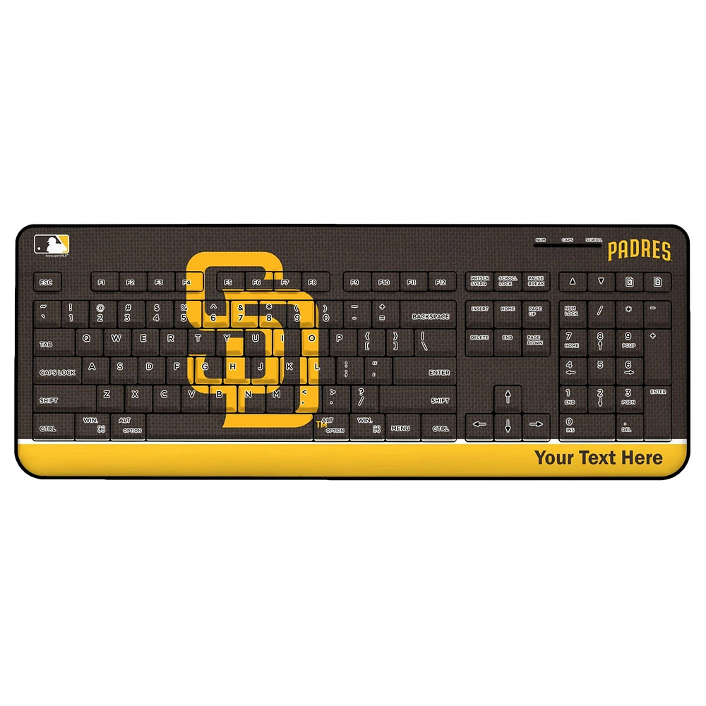 San Diego Padres Personalized Wireless Keyboard