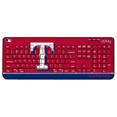 Texas Rangers Personalized Wireless Keyboard