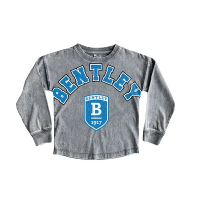 Youth Gameday Couture Gray Bentley Falcons Faded Wash Pullover Top