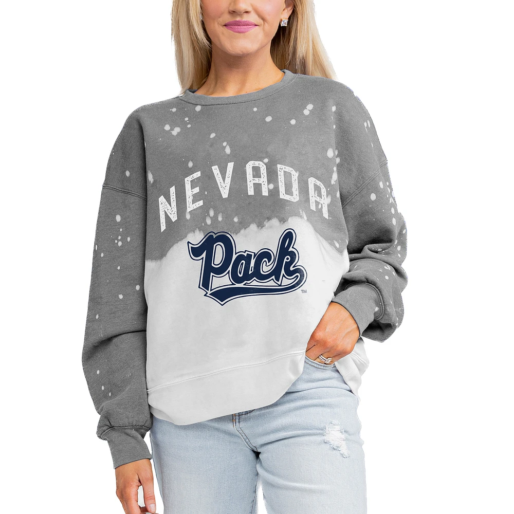 Women's Gameday Couture Gray Nevada Wolf Pack Twice As Nice Pullover Sweatshirt