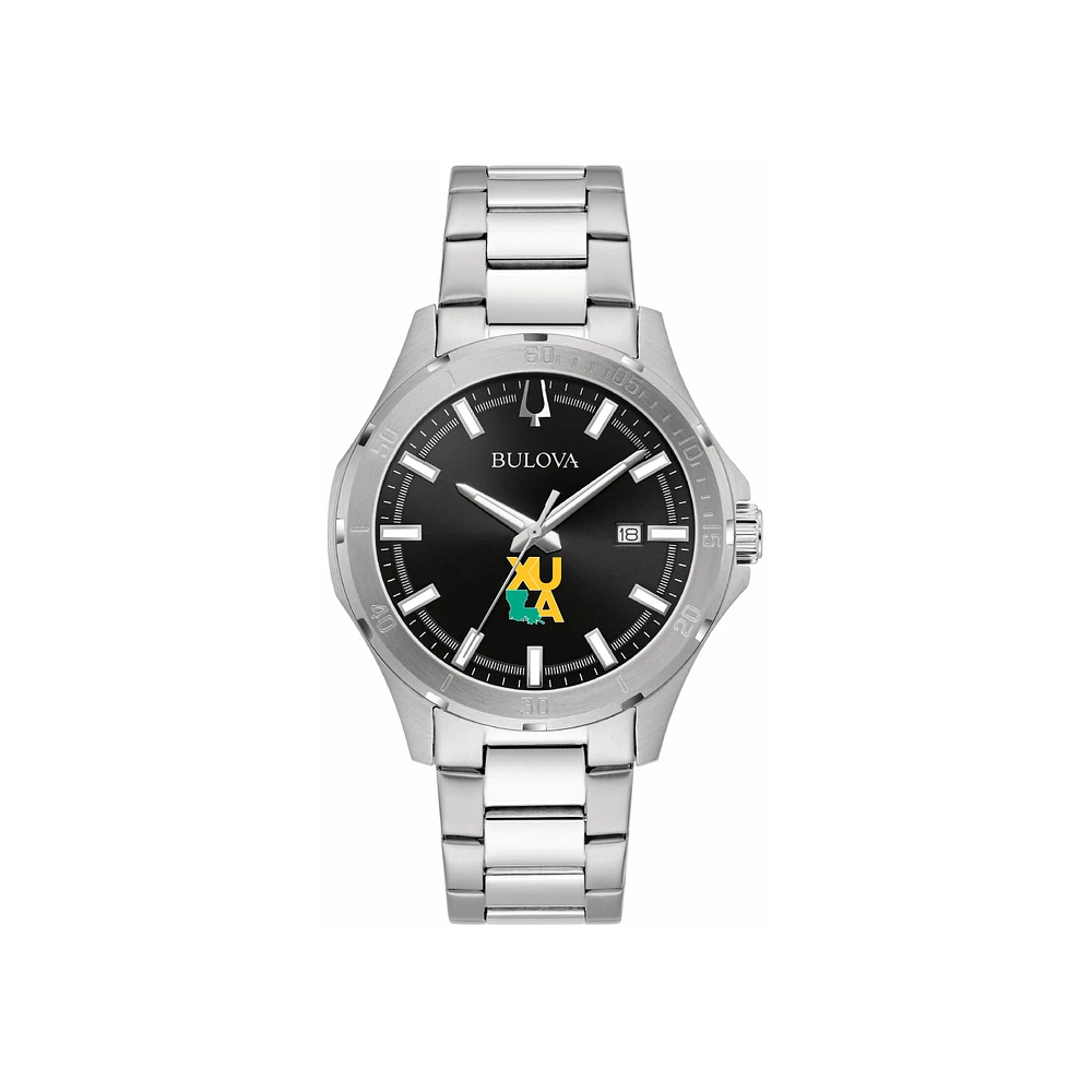 Men's Bulova Black XULA Gold Stainless Steel Classic Sport Watch