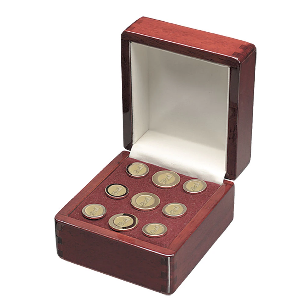 Men's Shelton State Buccaneers Nine-Piece Blazer Button Set