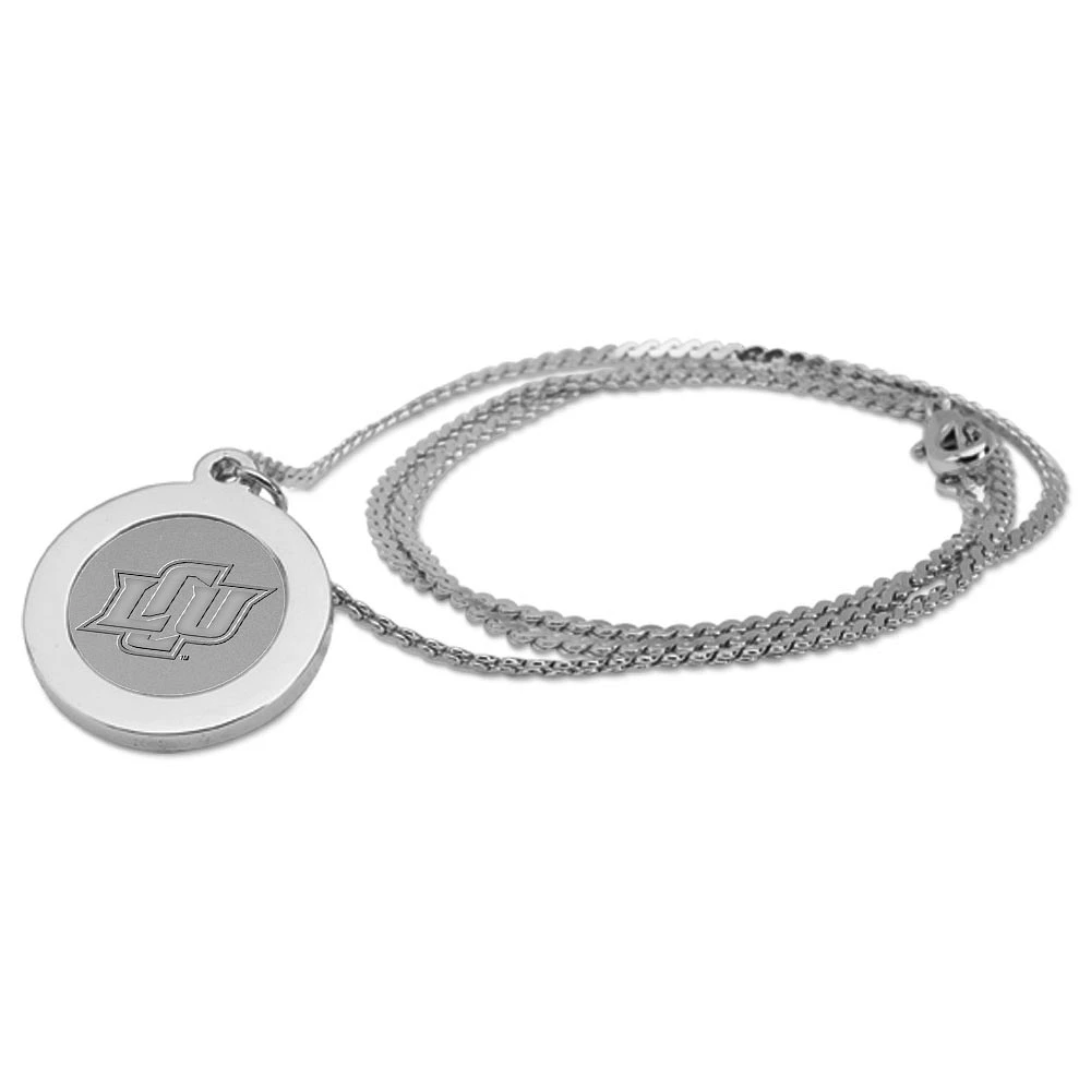 Women's Silver Lubbock Christian Chaparral Pendant Necklace
