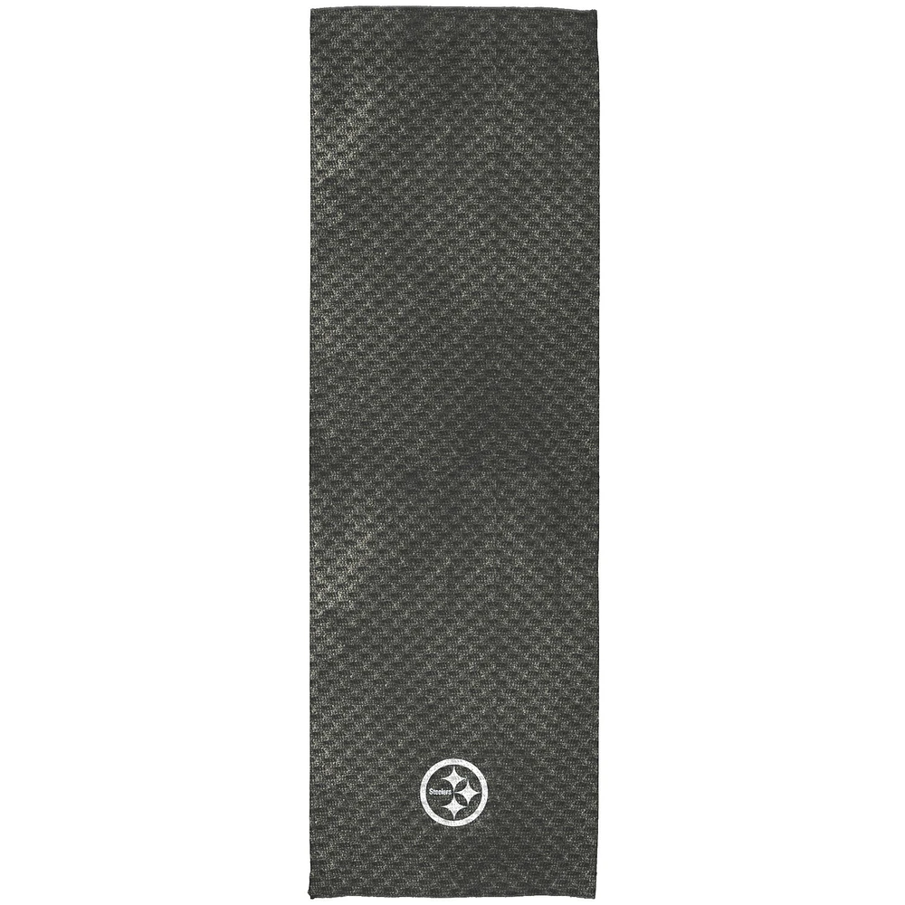 The Northwest Group Gray Pittsburgh Steelers 12'' x 40'' Cooling Towel