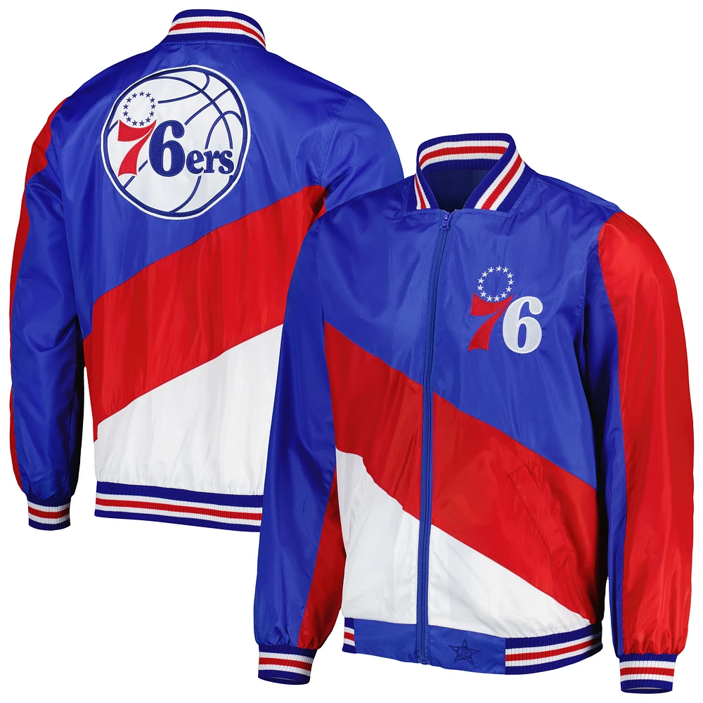 Men's JH Design Royal Philadelphia 76ers Full-Zip Jacket