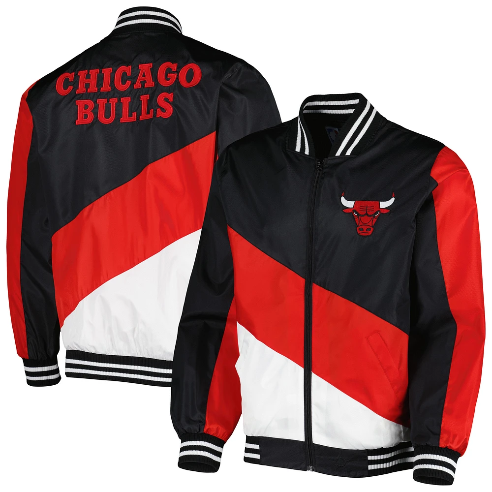 Men's JH Design Black Chicago Bulls Full-Zip Jacket