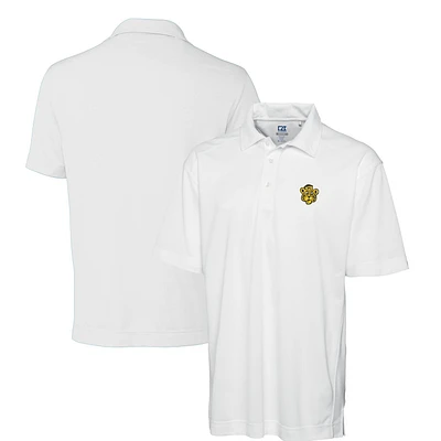 Men's Cutter & Buck White Missouri Tigers DryTec Genre Textured Solid Polo