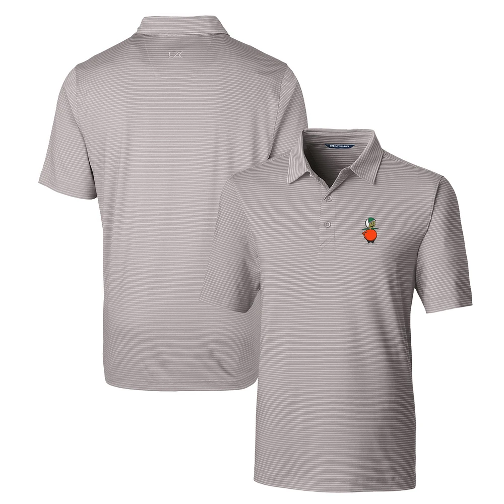 Men's Cutter & Buck UCF Knights Forge Pencil Stripe Stretch Polo