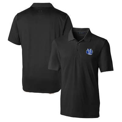 Men's Cutter & Buck Black Air Force Falcons Forge Stretch Polo