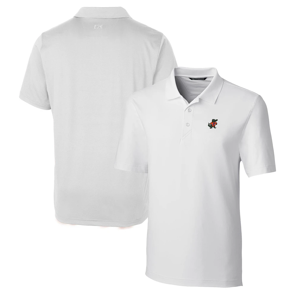 Men's Cutter & Buck White Florida Gators Forge Stretch Polo