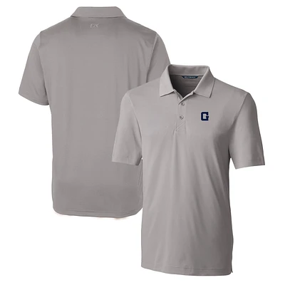 Men's Cutter & Buck Gray Georgetown Hoyas Forge Stretch Polo