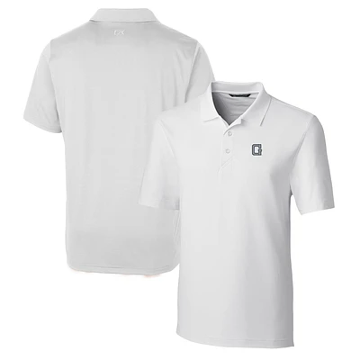 Men's Cutter & Buck White Georgetown Hoyas Forge Stretch Polo