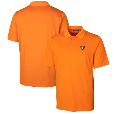 Men's Cutter & Buck Orange Illinois Fighting Illini Forge Stretch Polo
