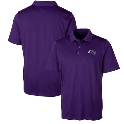 Men's Cutter & Buck Purple Stephen F Austin Lumberjacks Forge Stretch Polo